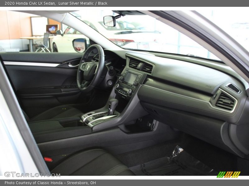 Lunar Silver Metallic / Black 2020 Honda Civic LX Sedan