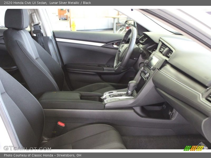 Lunar Silver Metallic / Black 2020 Honda Civic LX Sedan