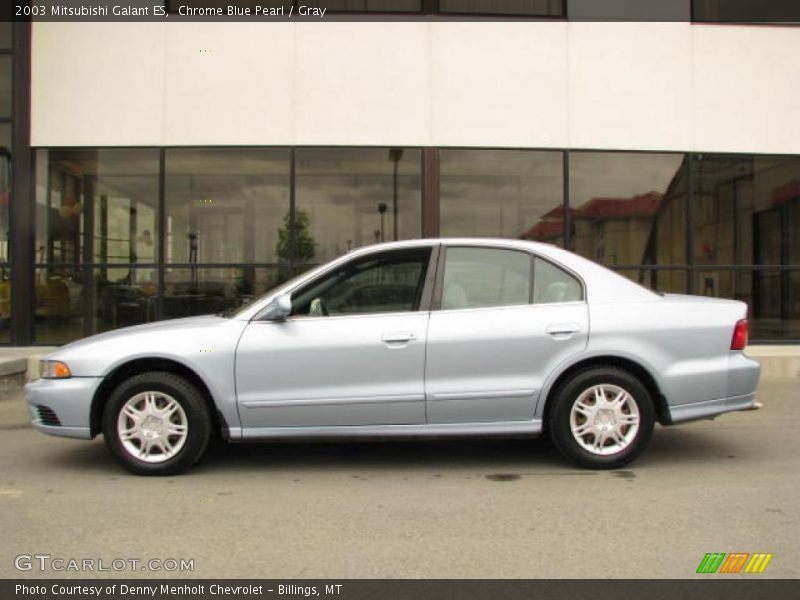 Chrome Blue Pearl / Gray 2003 Mitsubishi Galant ES