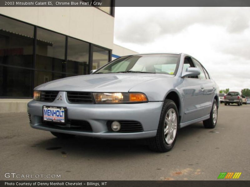 Chrome Blue Pearl / Gray 2003 Mitsubishi Galant ES