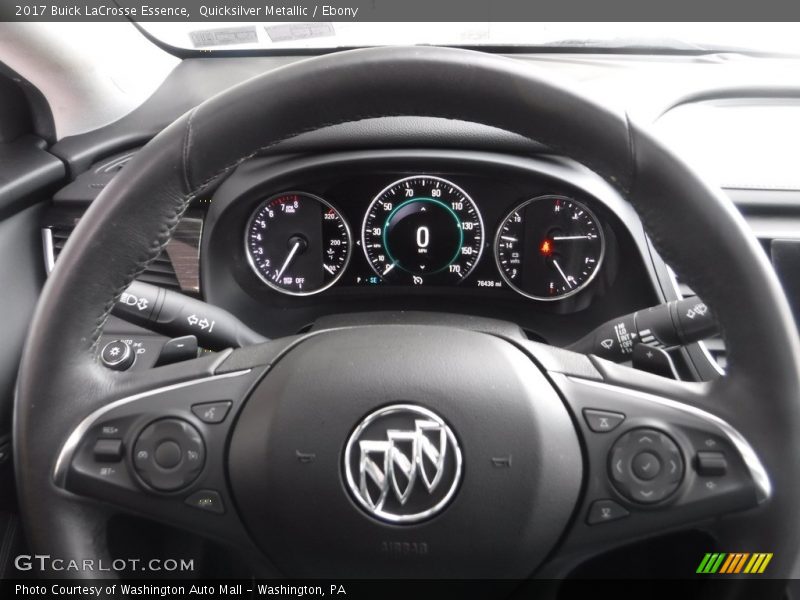 Quicksilver Metallic / Ebony 2017 Buick LaCrosse Essence