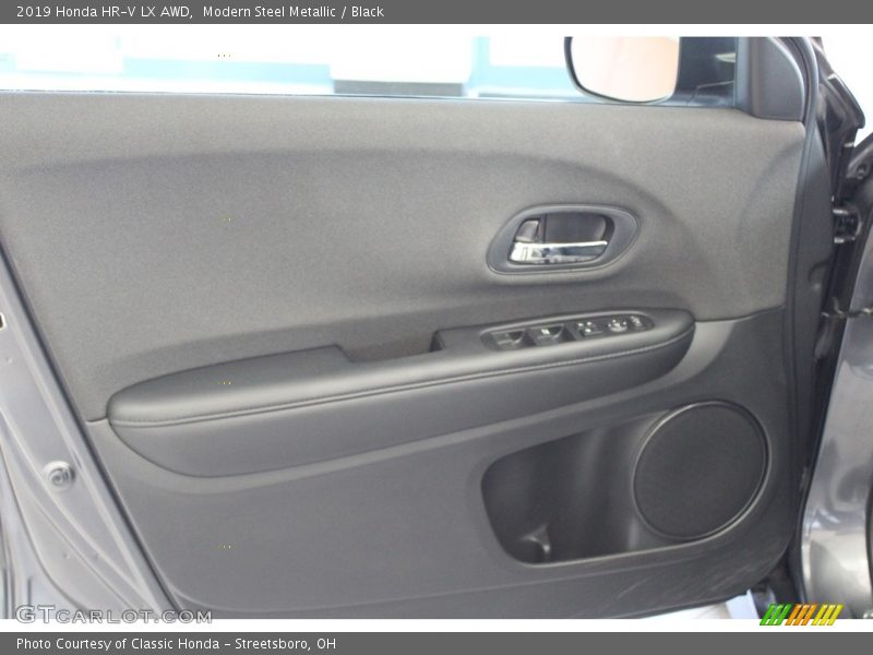 Modern Steel Metallic / Black 2019 Honda HR-V LX AWD