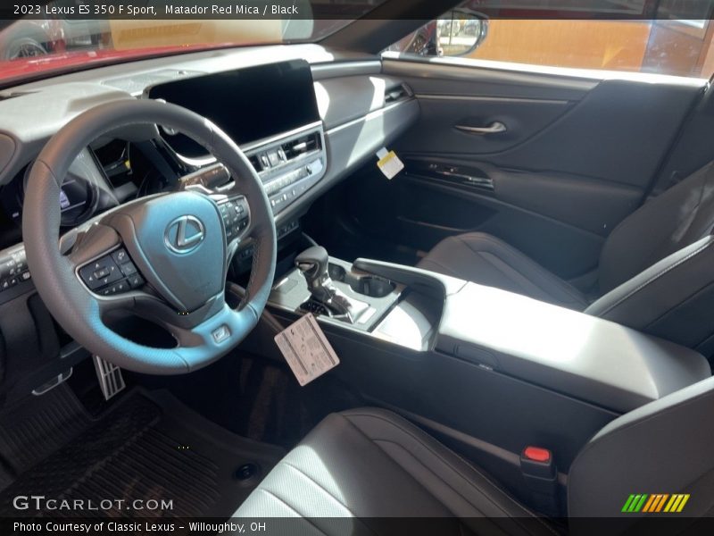 Matador Red Mica / Black 2023 Lexus ES 350 F Sport