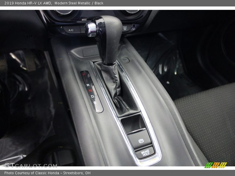 Modern Steel Metallic / Black 2019 Honda HR-V LX AWD