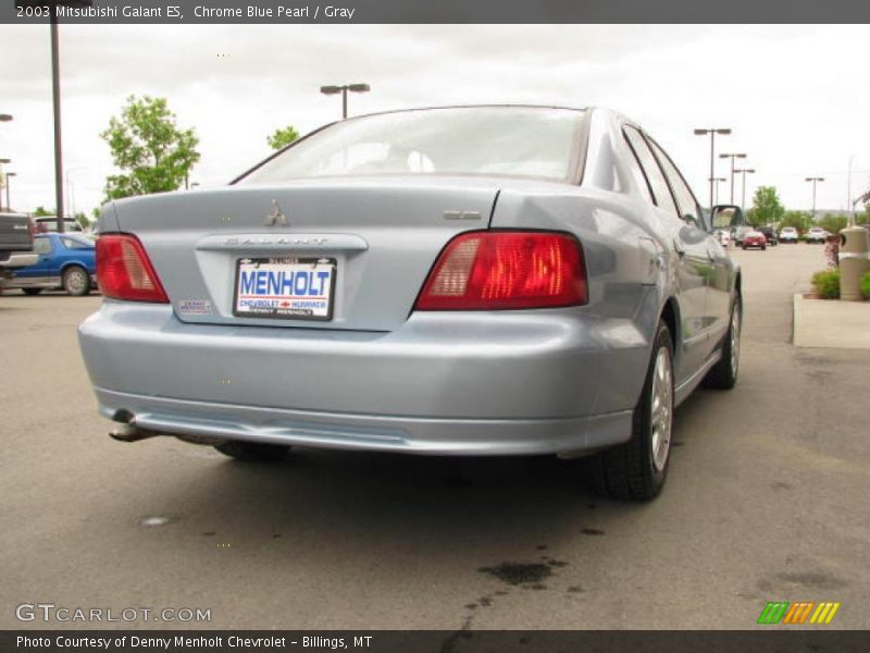 Chrome Blue Pearl / Gray 2003 Mitsubishi Galant ES