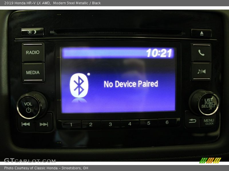 Modern Steel Metallic / Black 2019 Honda HR-V LX AWD