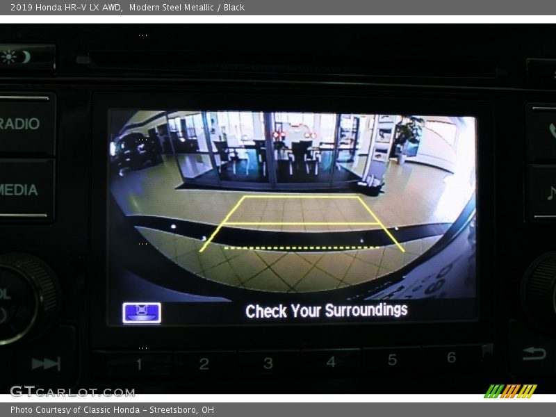 Modern Steel Metallic / Black 2019 Honda HR-V LX AWD