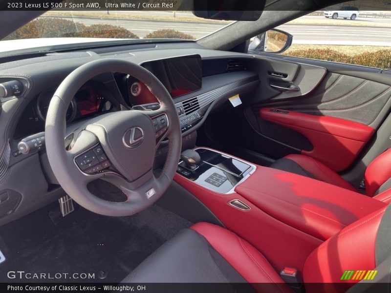  2023 LS 500 F Sport AWD Circuit Red Interior