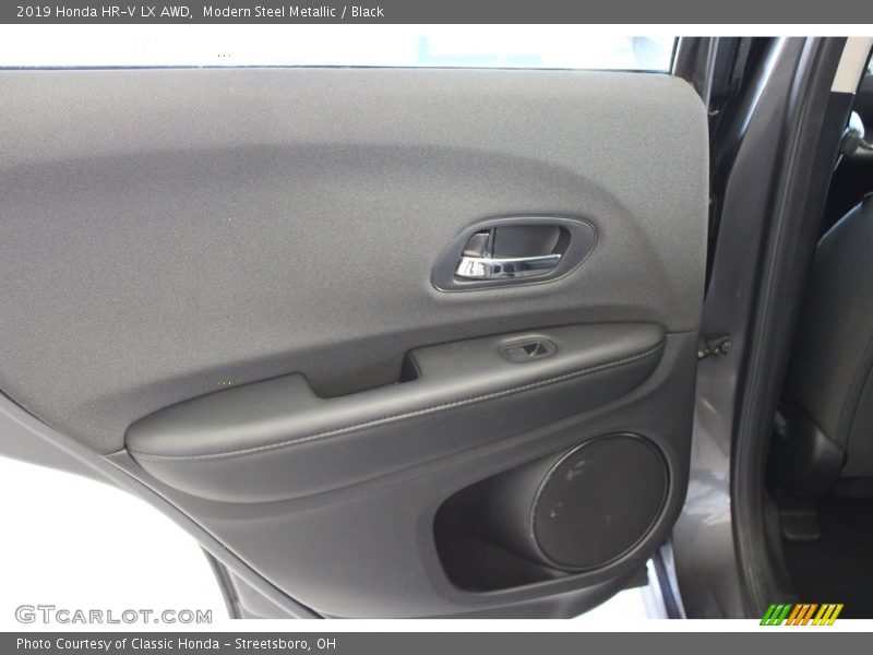 Modern Steel Metallic / Black 2019 Honda HR-V LX AWD