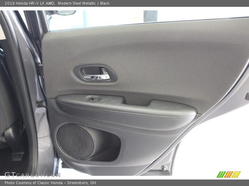 Modern Steel Metallic / Black 2019 Honda HR-V LX AWD