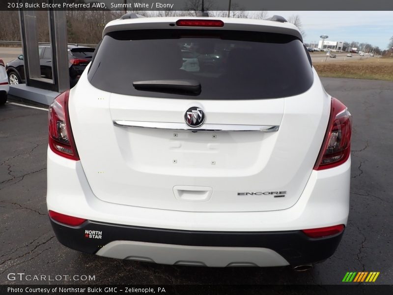 Summit White / Ebony 2019 Buick Encore Preferred AWD