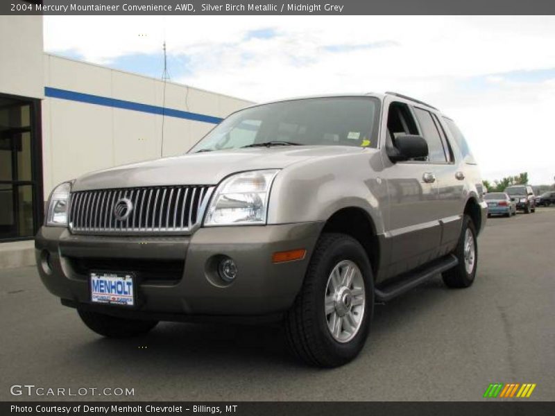 Silver Birch Metallic / Midnight Grey 2004 Mercury Mountaineer Convenience AWD