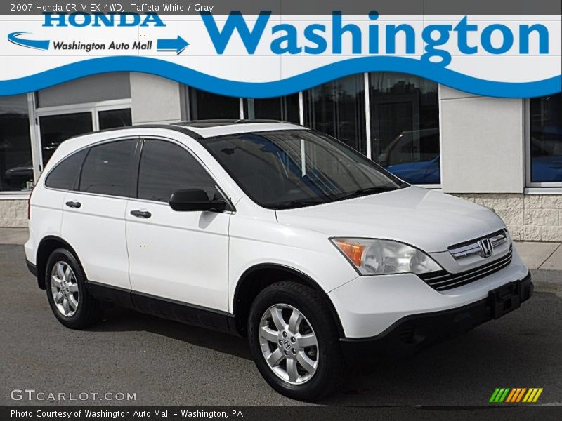 Taffeta White / Gray 2007 Honda CR-V EX 4WD