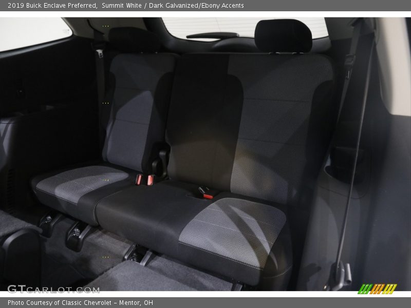 Summit White / Dark Galvanized/Ebony Accents 2019 Buick Enclave Preferred