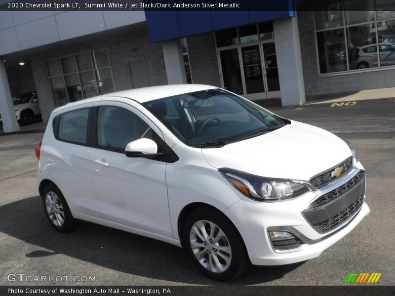 Summit White / Jet Black/Dark Anderson Silver Metallic 2020 Chevrolet Spark LT