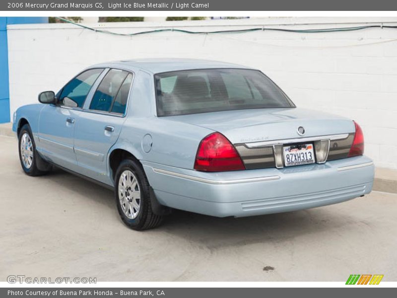 Light Ice Blue Metallic / Light Camel 2006 Mercury Grand Marquis GS