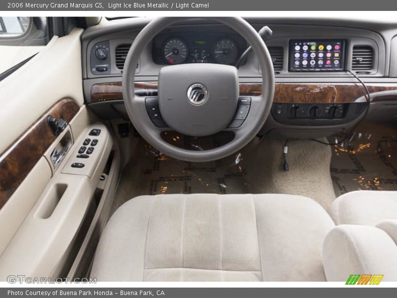 Light Ice Blue Metallic / Light Camel 2006 Mercury Grand Marquis GS