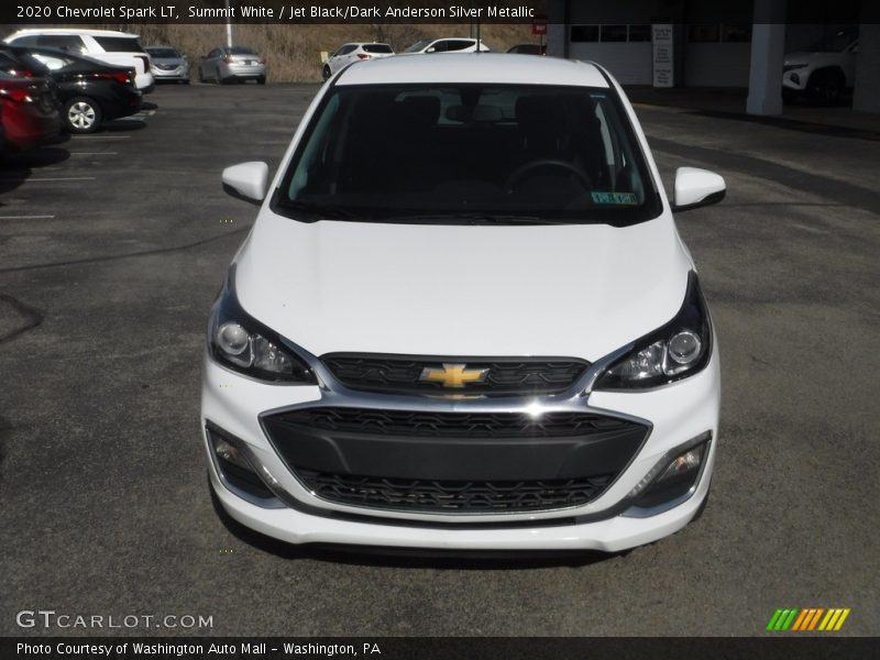 Summit White / Jet Black/Dark Anderson Silver Metallic 2020 Chevrolet Spark LT