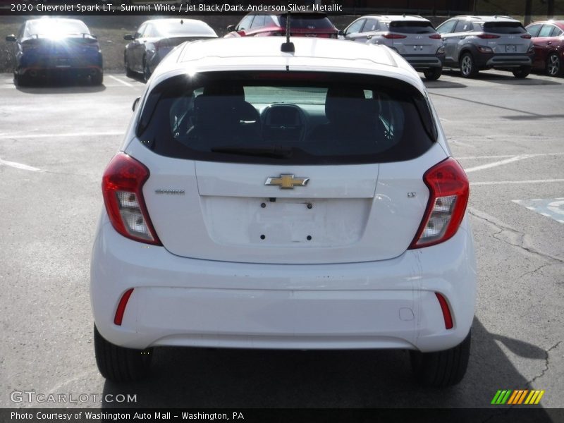 Summit White / Jet Black/Dark Anderson Silver Metallic 2020 Chevrolet Spark LT