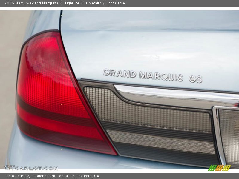 Light Ice Blue Metallic / Light Camel 2006 Mercury Grand Marquis GS