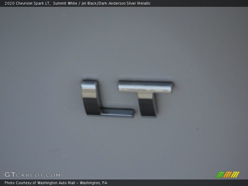 Summit White / Jet Black/Dark Anderson Silver Metallic 2020 Chevrolet Spark LT