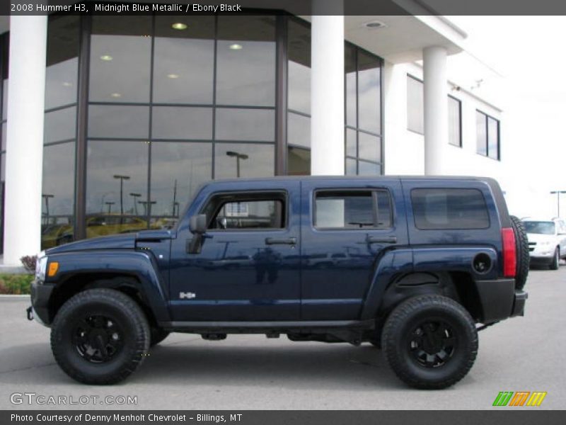 Midnight Blue Metallic / Ebony Black 2008 Hummer H3