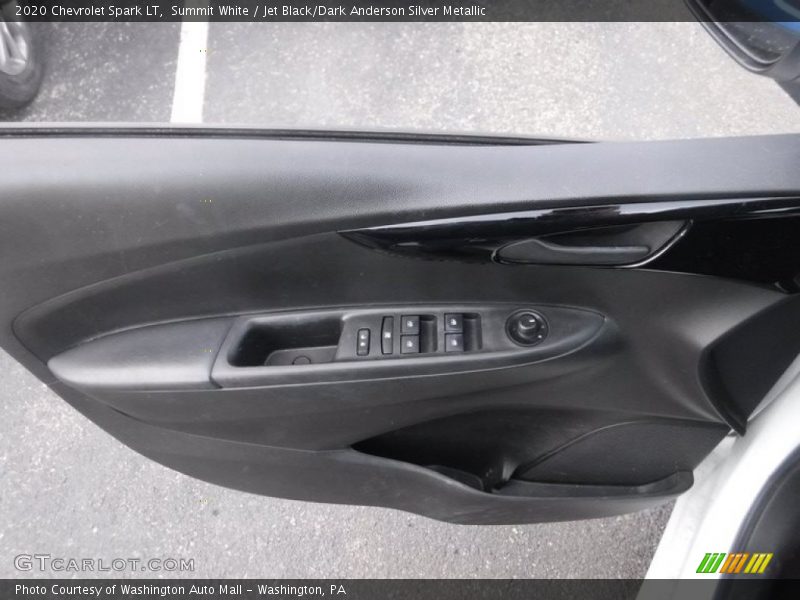 Summit White / Jet Black/Dark Anderson Silver Metallic 2020 Chevrolet Spark LT