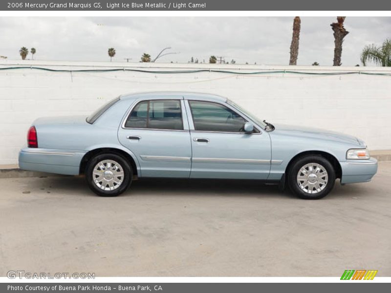 Light Ice Blue Metallic / Light Camel 2006 Mercury Grand Marquis GS