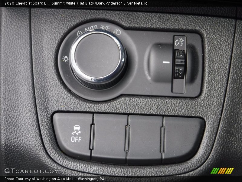 Summit White / Jet Black/Dark Anderson Silver Metallic 2020 Chevrolet Spark LT