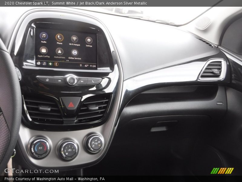 Summit White / Jet Black/Dark Anderson Silver Metallic 2020 Chevrolet Spark LT