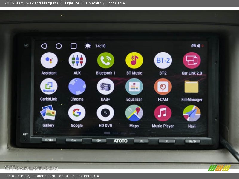 Light Ice Blue Metallic / Light Camel 2006 Mercury Grand Marquis GS