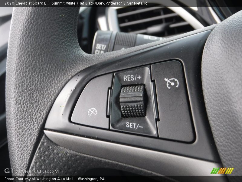 Summit White / Jet Black/Dark Anderson Silver Metallic 2020 Chevrolet Spark LT