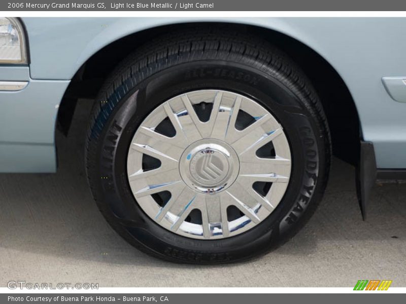 Light Ice Blue Metallic / Light Camel 2006 Mercury Grand Marquis GS