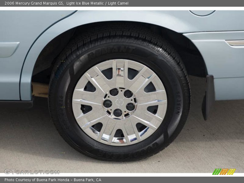Light Ice Blue Metallic / Light Camel 2006 Mercury Grand Marquis GS