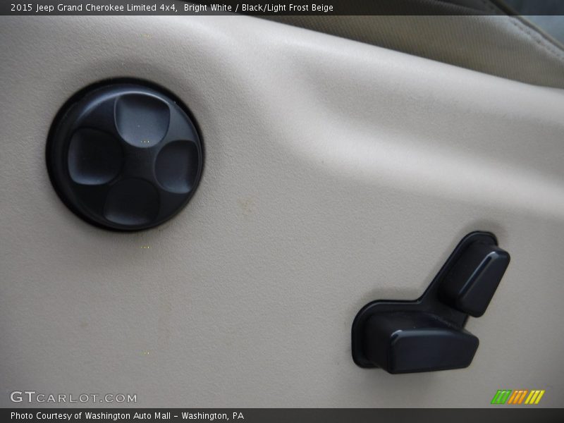 Bright White / Black/Light Frost Beige 2015 Jeep Grand Cherokee Limited 4x4