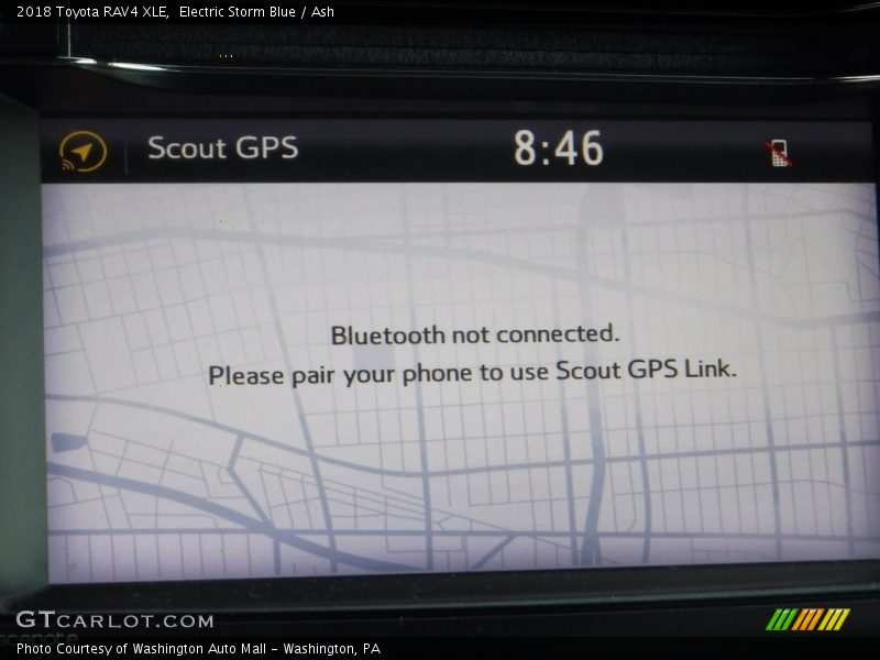 Electric Storm Blue / Ash 2018 Toyota RAV4 XLE