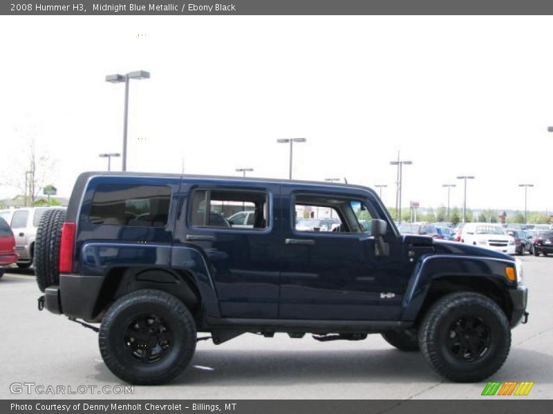 Midnight Blue Metallic / Ebony Black 2008 Hummer H3