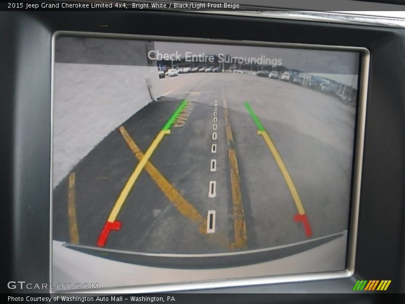 Bright White / Black/Light Frost Beige 2015 Jeep Grand Cherokee Limited 4x4