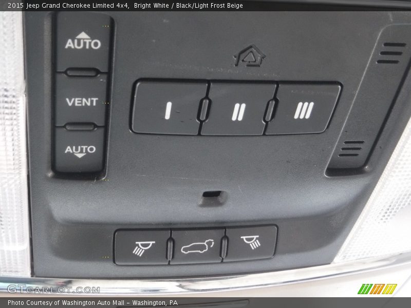 Bright White / Black/Light Frost Beige 2015 Jeep Grand Cherokee Limited 4x4