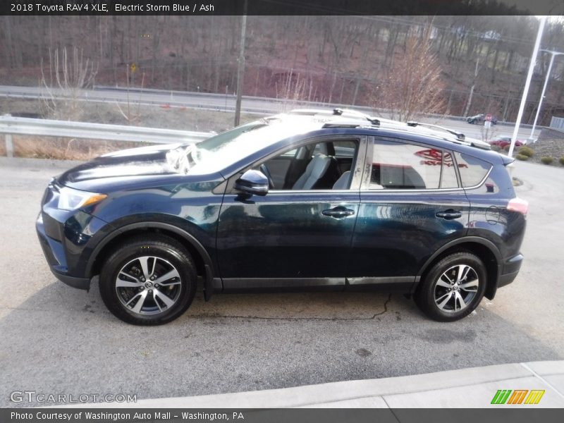 Electric Storm Blue / Ash 2018 Toyota RAV4 XLE