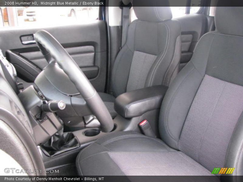 Midnight Blue Metallic / Ebony Black 2008 Hummer H3