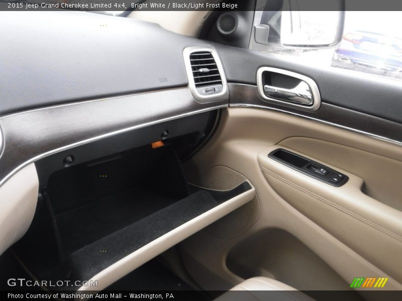 Bright White / Black/Light Frost Beige 2015 Jeep Grand Cherokee Limited 4x4