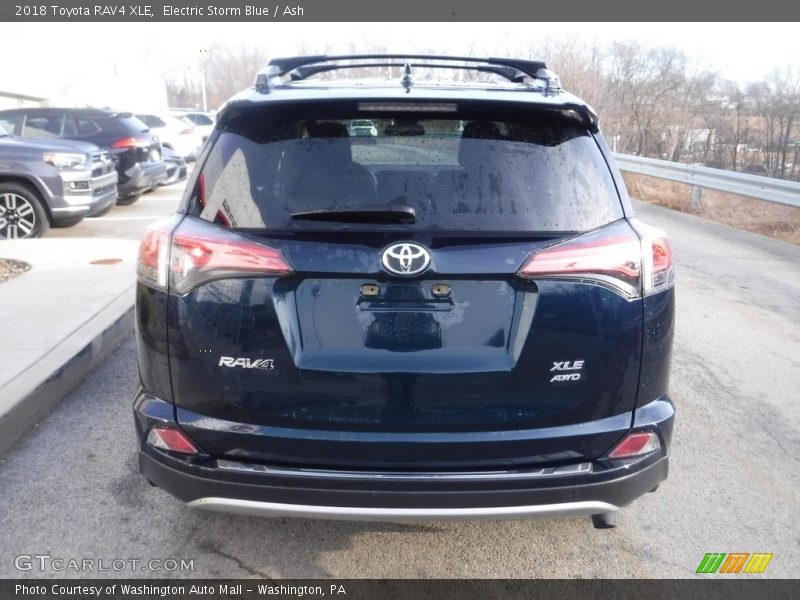 Electric Storm Blue / Ash 2018 Toyota RAV4 XLE