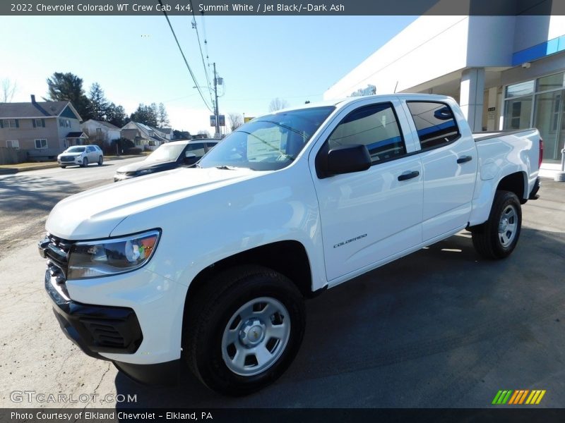 Summit White / Jet Black/­Dark Ash 2022 Chevrolet Colorado WT Crew Cab 4x4