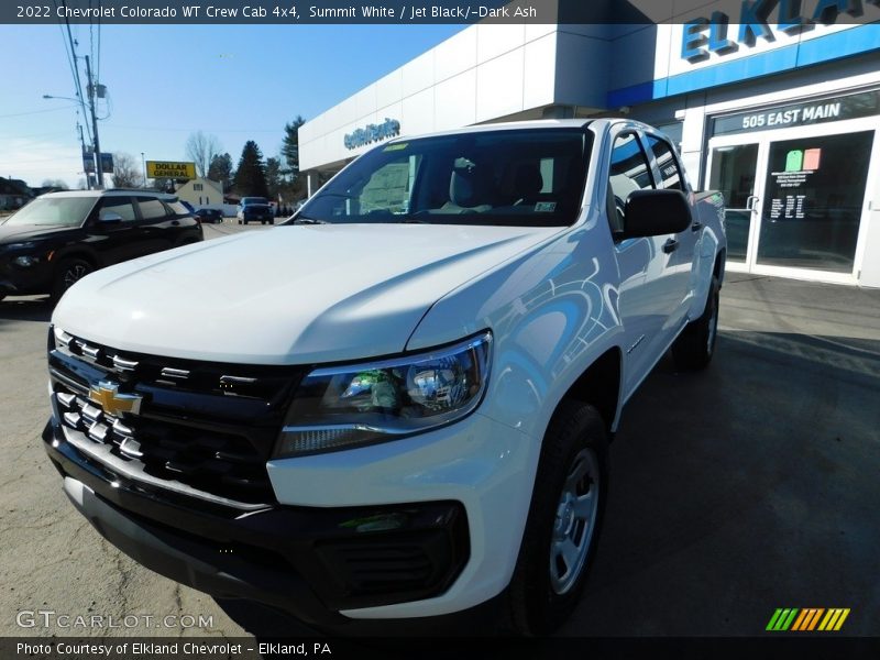 Summit White / Jet Black/­Dark Ash 2022 Chevrolet Colorado WT Crew Cab 4x4