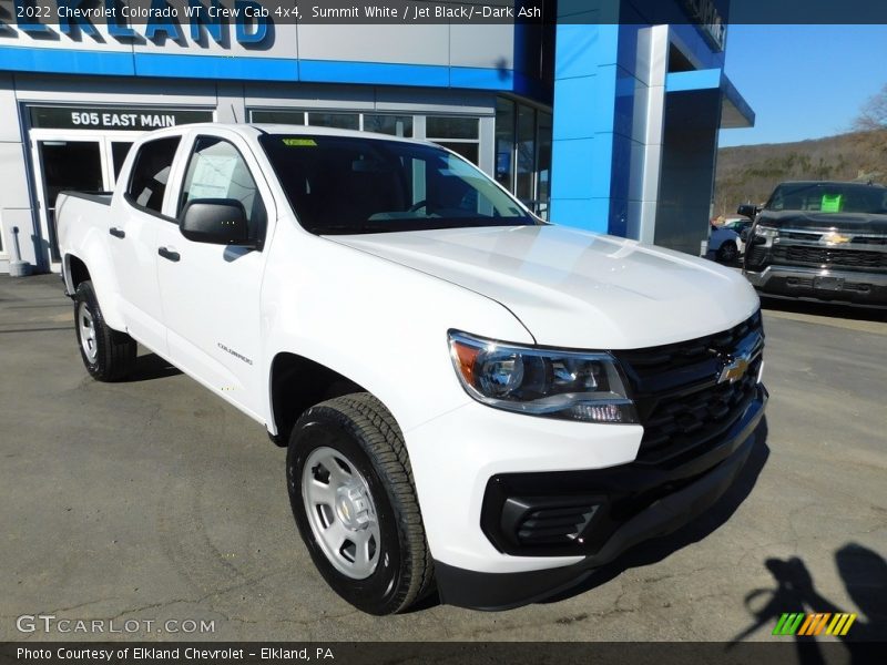 Summit White / Jet Black/­Dark Ash 2022 Chevrolet Colorado WT Crew Cab 4x4