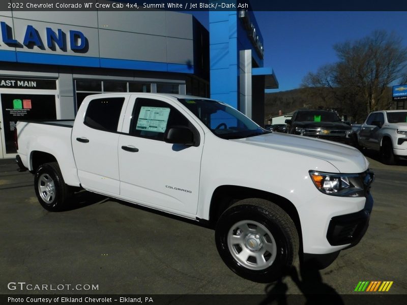 Summit White / Jet Black/­Dark Ash 2022 Chevrolet Colorado WT Crew Cab 4x4