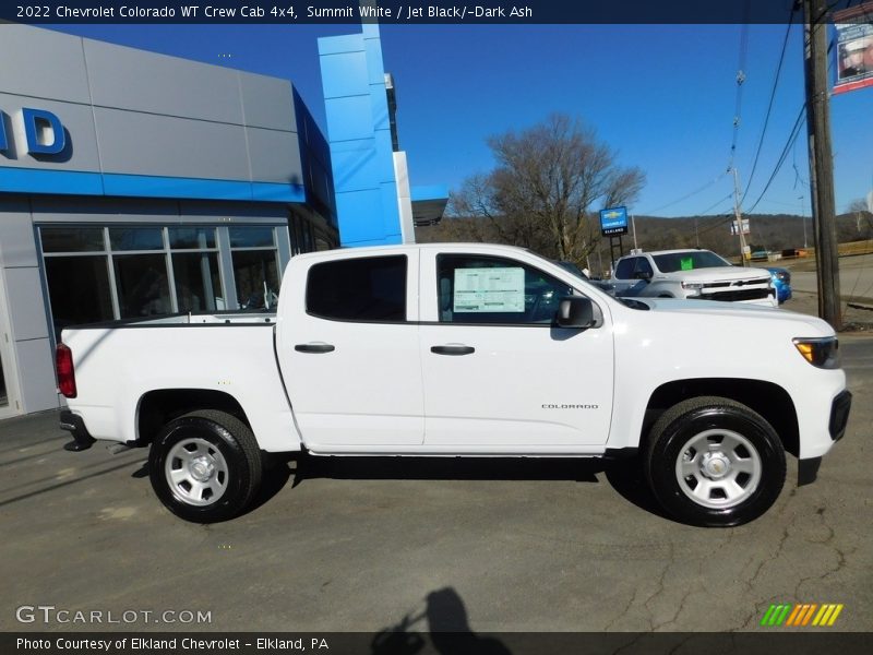Summit White / Jet Black/­Dark Ash 2022 Chevrolet Colorado WT Crew Cab 4x4