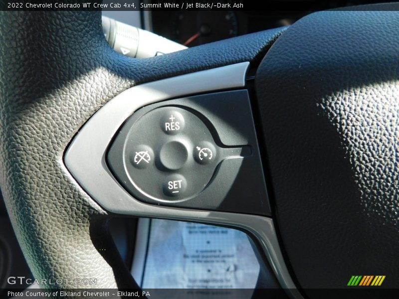 Summit White / Jet Black/­Dark Ash 2022 Chevrolet Colorado WT Crew Cab 4x4