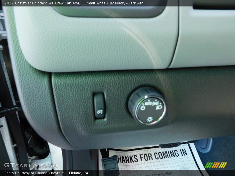 Summit White / Jet Black/­Dark Ash 2022 Chevrolet Colorado WT Crew Cab 4x4